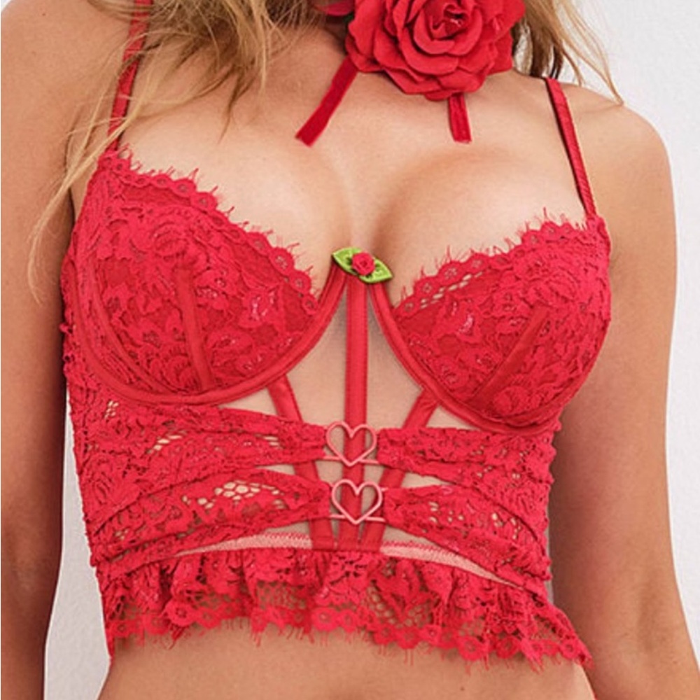 For Love And Lemons Red Corset
